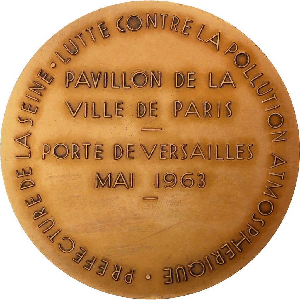 Frankreich, Medaille, French Fifth Republic, 1963, Bronze, VZ