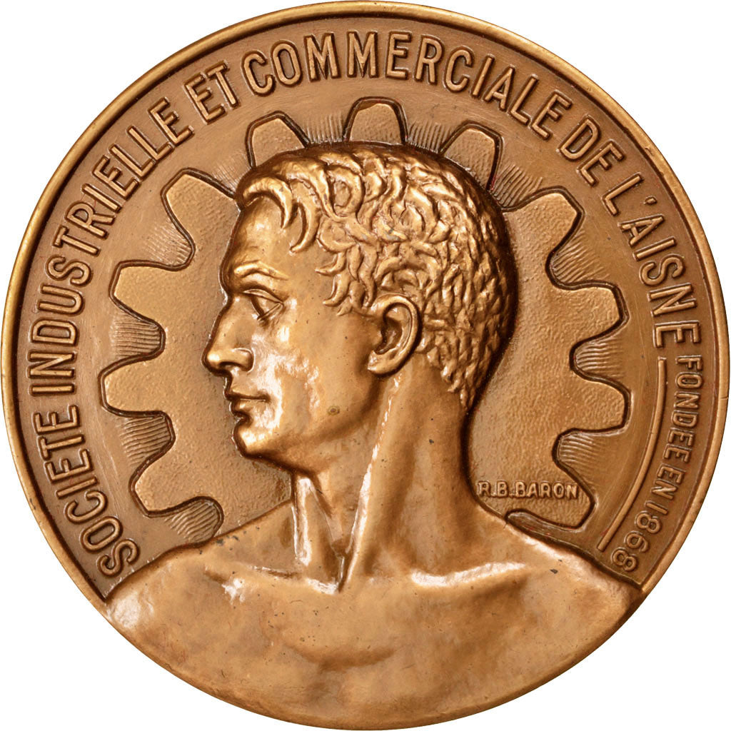 Frankreich, Medaille, French Fifth Republic, 1968, Bronze, Baron, VZ