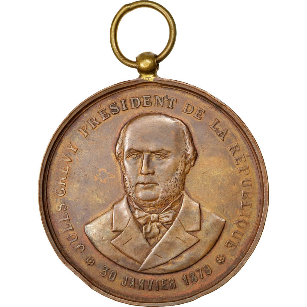 Frankreich, Medaille, French Third Republic, 1879, Bronze, SS+