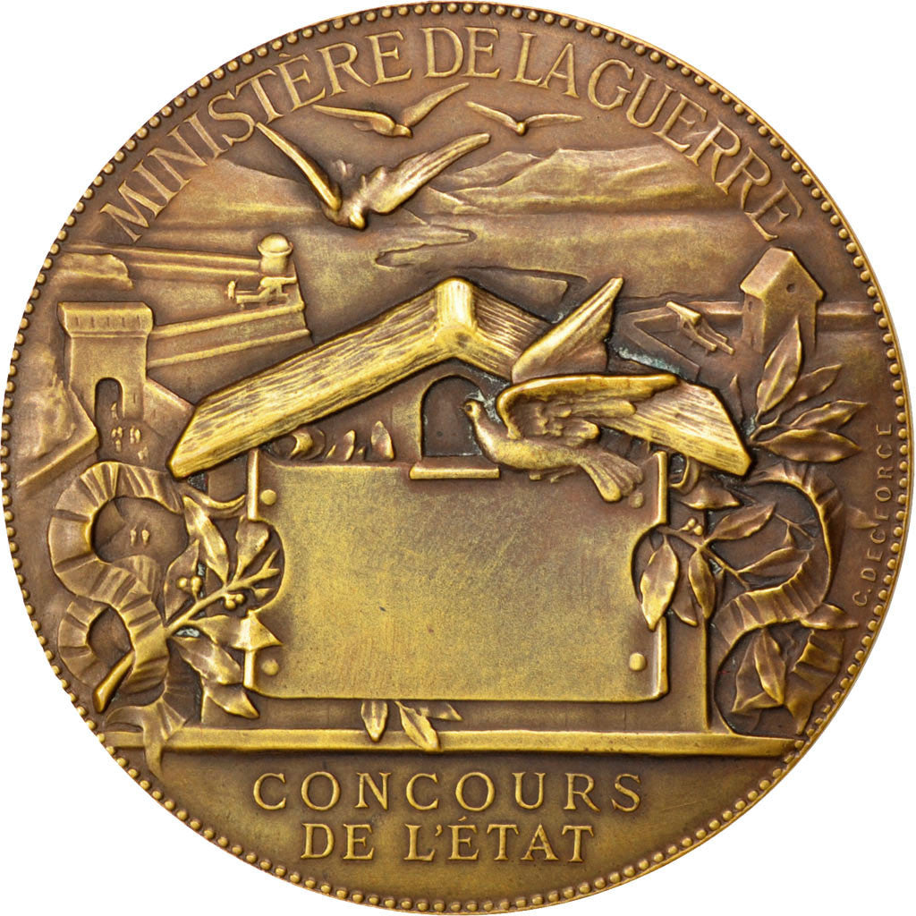 Frankreich, Medaille, Government of National Defense, 1871, Bronze, VZ+