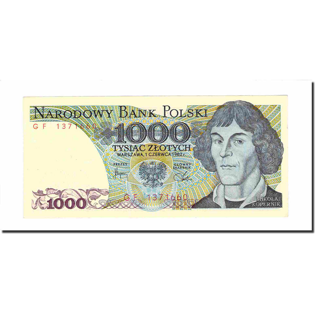 Banknot, Polska, 1000 Zlotych, 1982, 1982-06-01, KM:146c, AU(55-58)