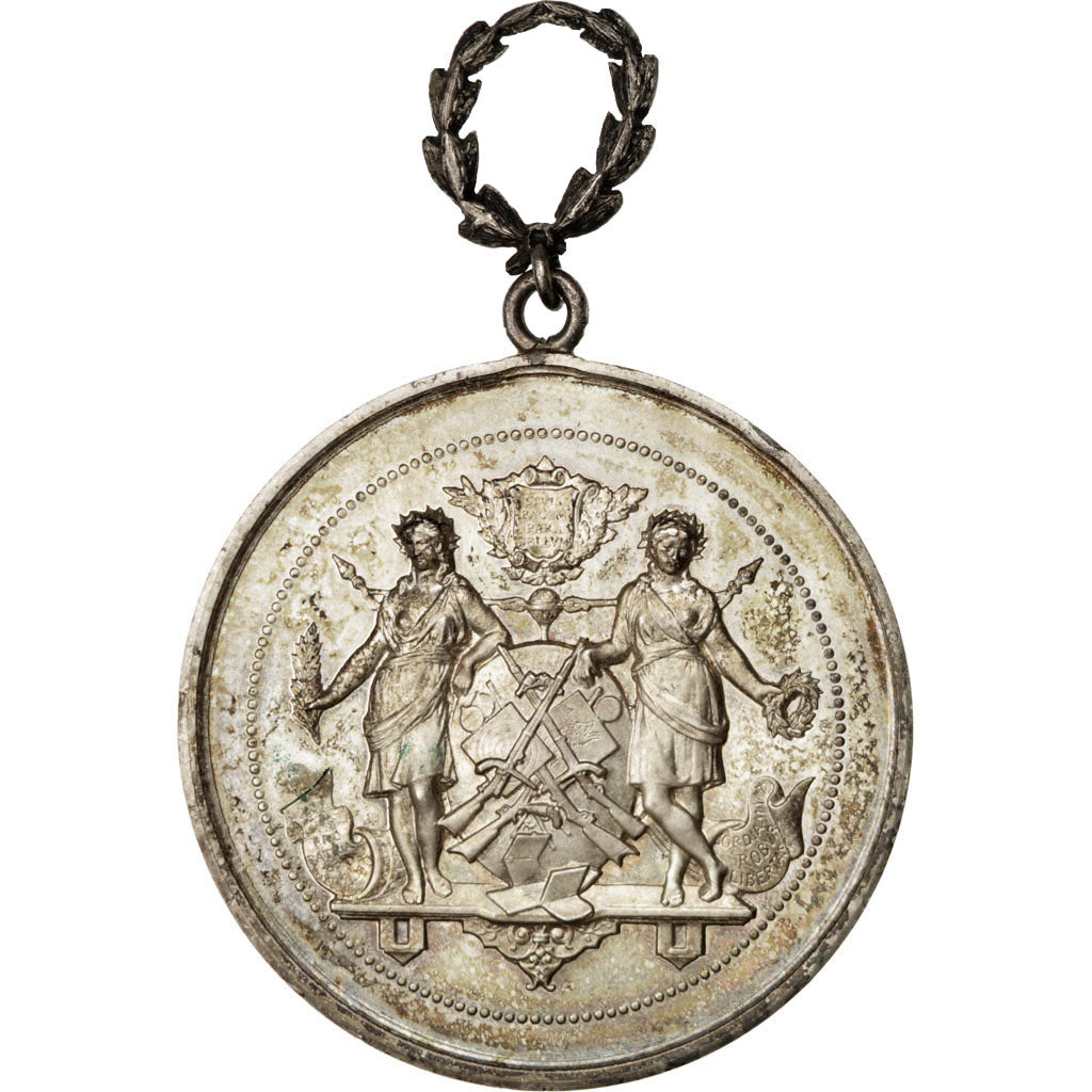 France, Médaille, French Third Republic, Argent, TTB+