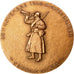 Frankreich, Medaille, French Fifth Republic, 1968, Bronze, Delamarre, VZ