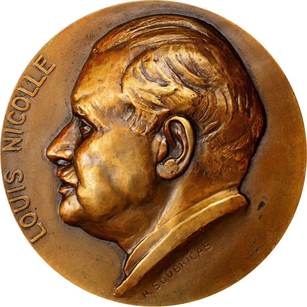 Francja, medal, Terytorium francuskie, 1940, Brązowy, AU(50-53)