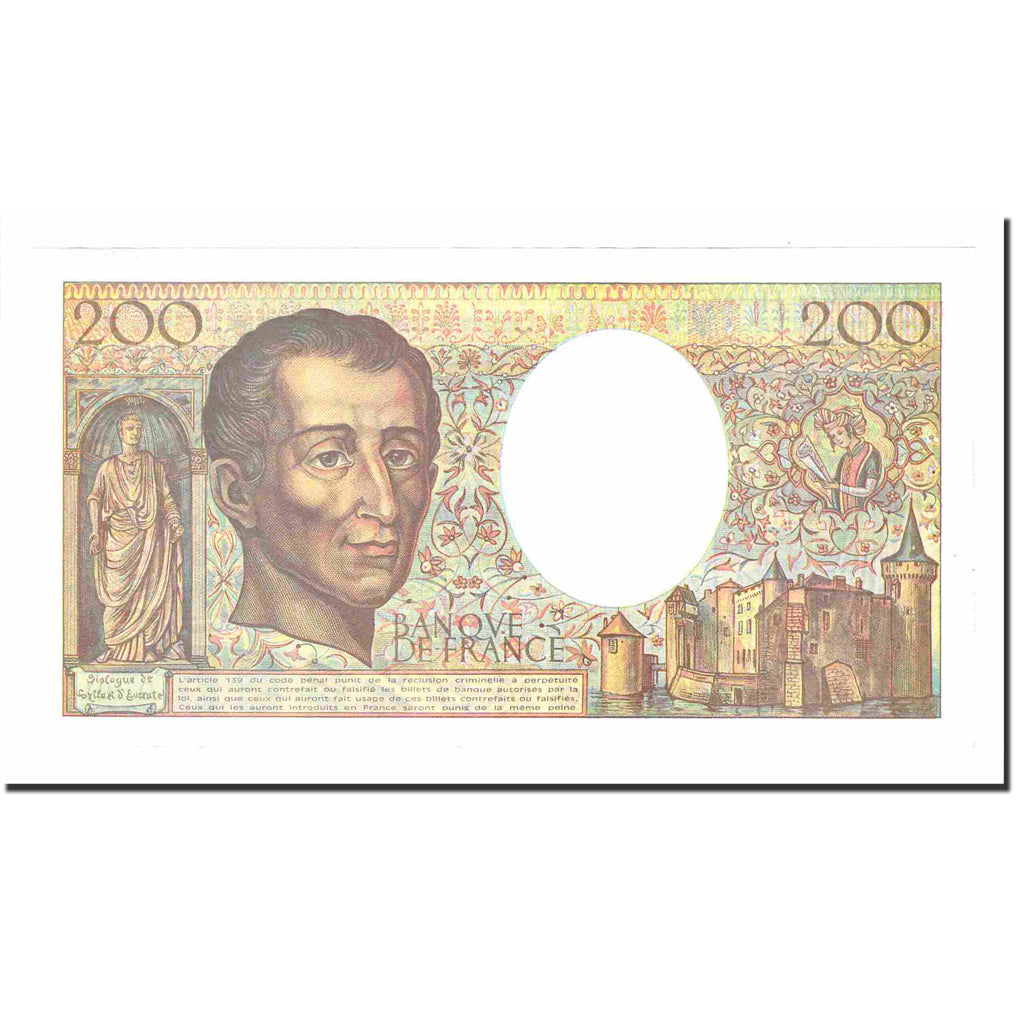 Francia, 200 Francs, Montesquieu, 1992, D.101, UNC