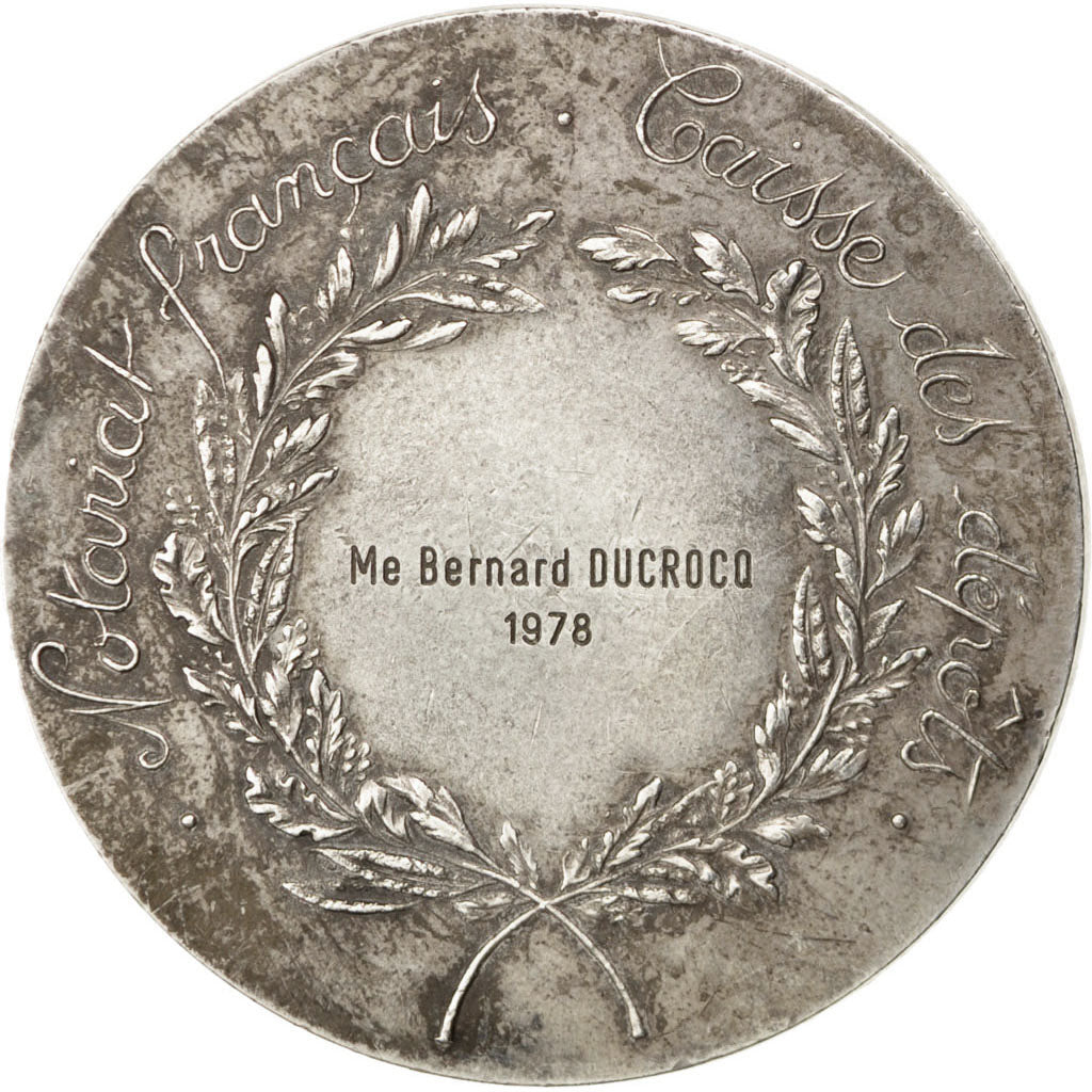 France, Médaille, French Fifth Republic, 1978, Argent, Santucci, TTB+