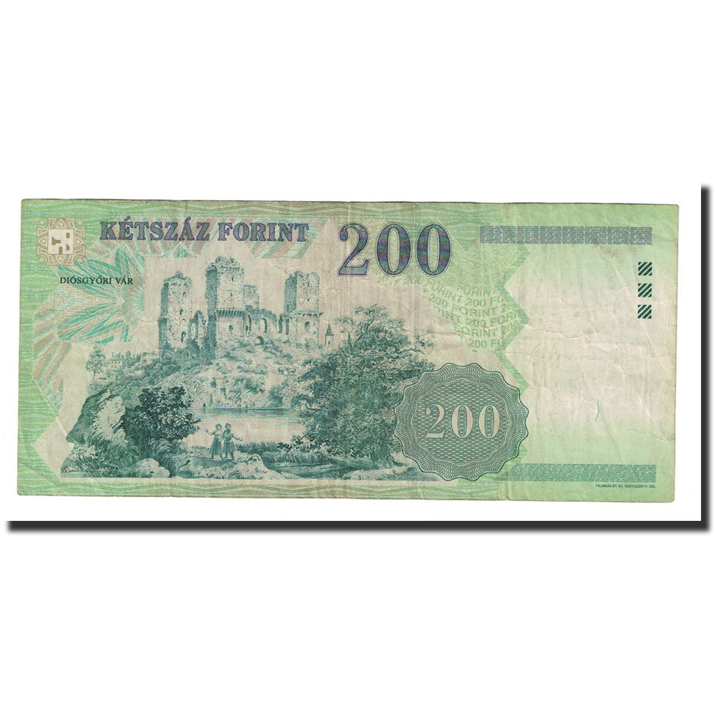 Banknote, Hungary, 200 Forint, 1998, KM:178a, AU(55-58)