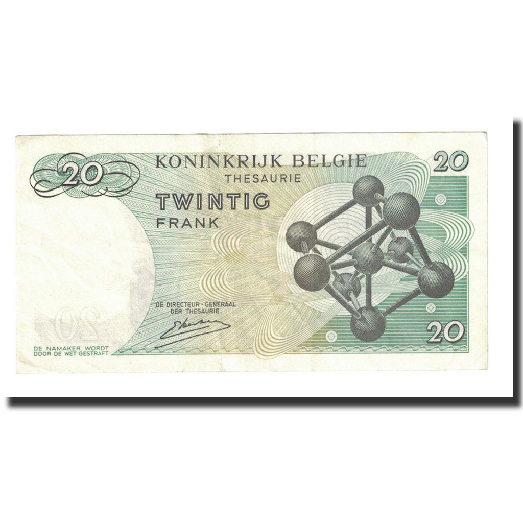 Billet, Belgique, 20 Francs, 1964, 1964-06-15, KM:138, TB+