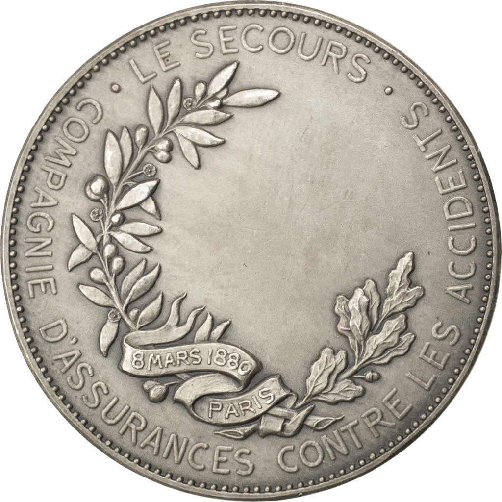 Francia, medaglia, French Third Republic, 1880, Argento, SPL-