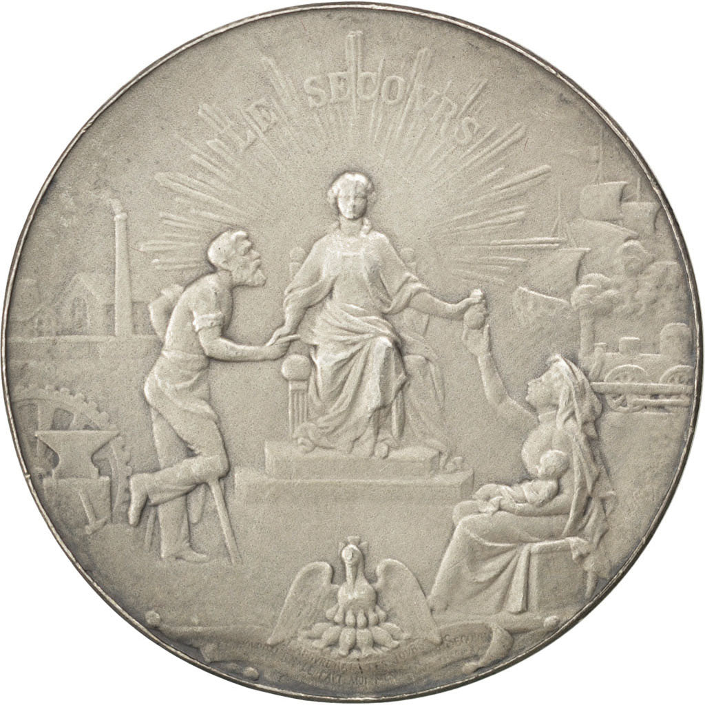 Frankreich, Medaille, French Third Republic, 1880, Silber, VZ