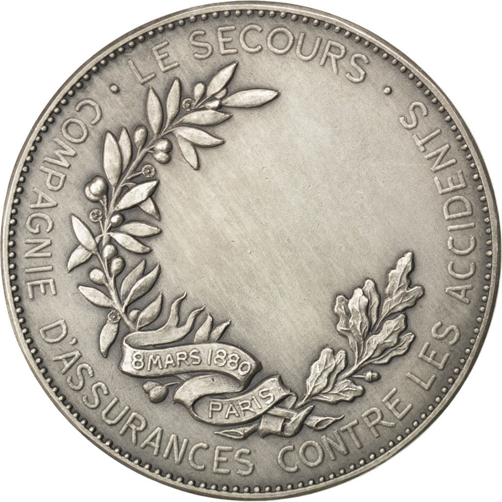 France, Médaille, French Third Republic, 1880, Argent, SUP