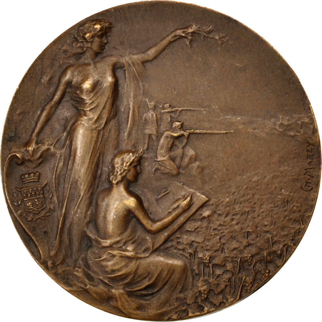 Frankreich, Medaille, French Third Republic, 1908, Bronze, Marey, VZ