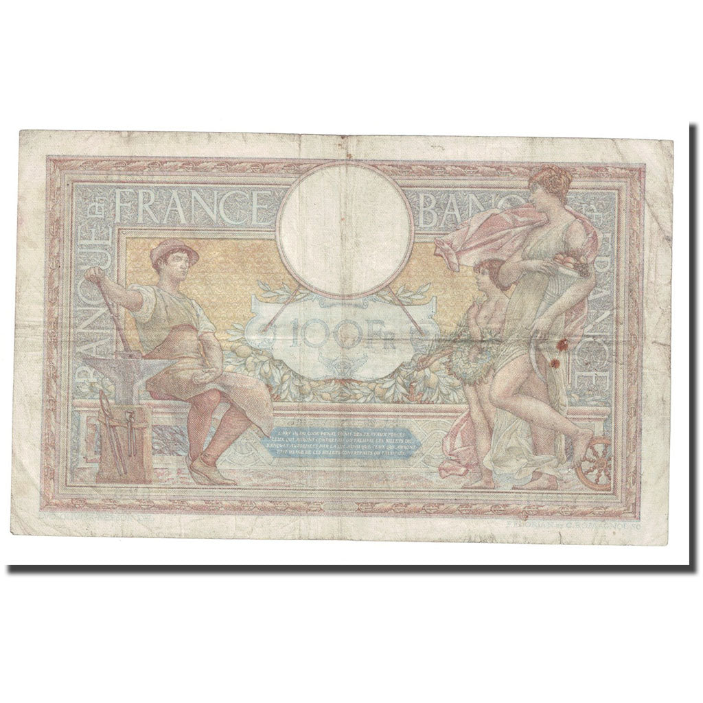 Francia, 100 Francs, Luc Olivier Merson, 1938, 1938-12-29, MB, Fayette:25.37