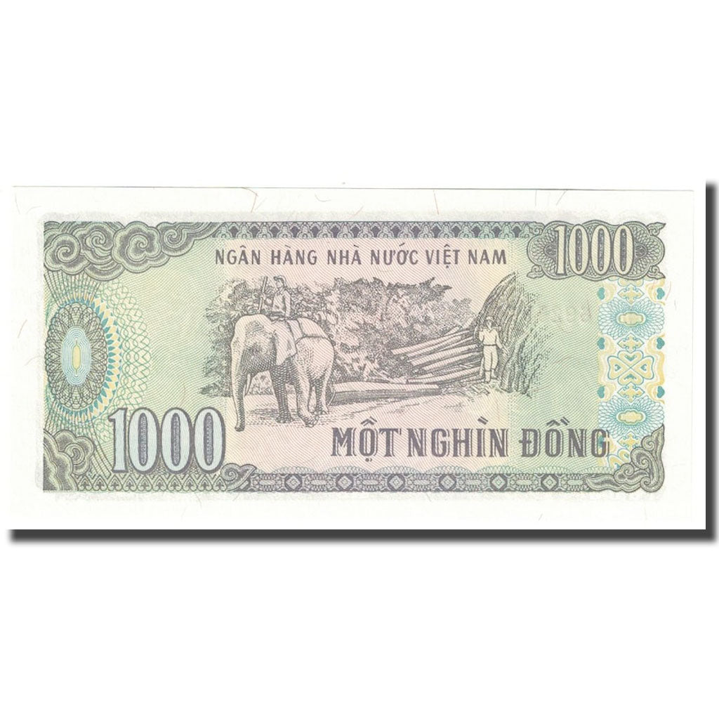 Banknot, Wietnam, 1000 D<ox>ng, 1988, KM:106b, UNC(65-70)