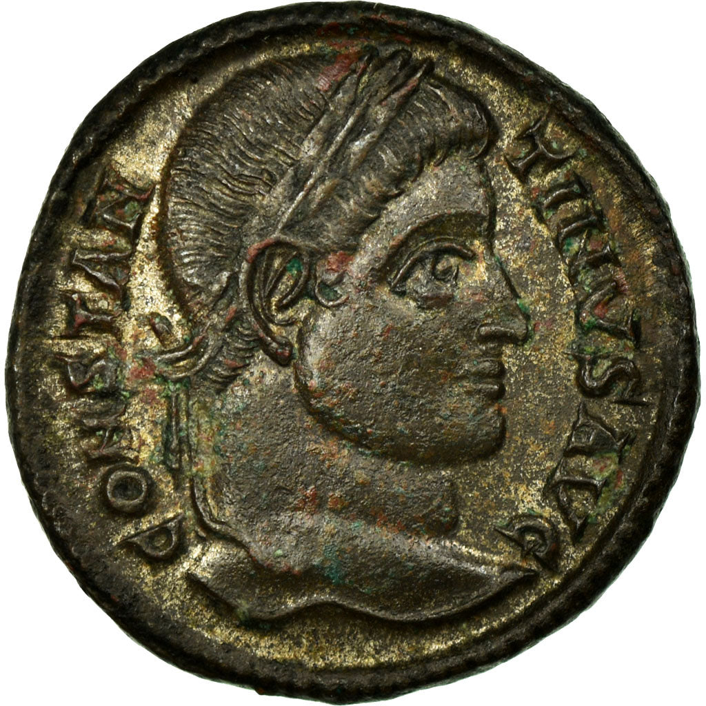 Constantine I, Nummus, Siscia, Copper, AU(55-58), Cohen:123