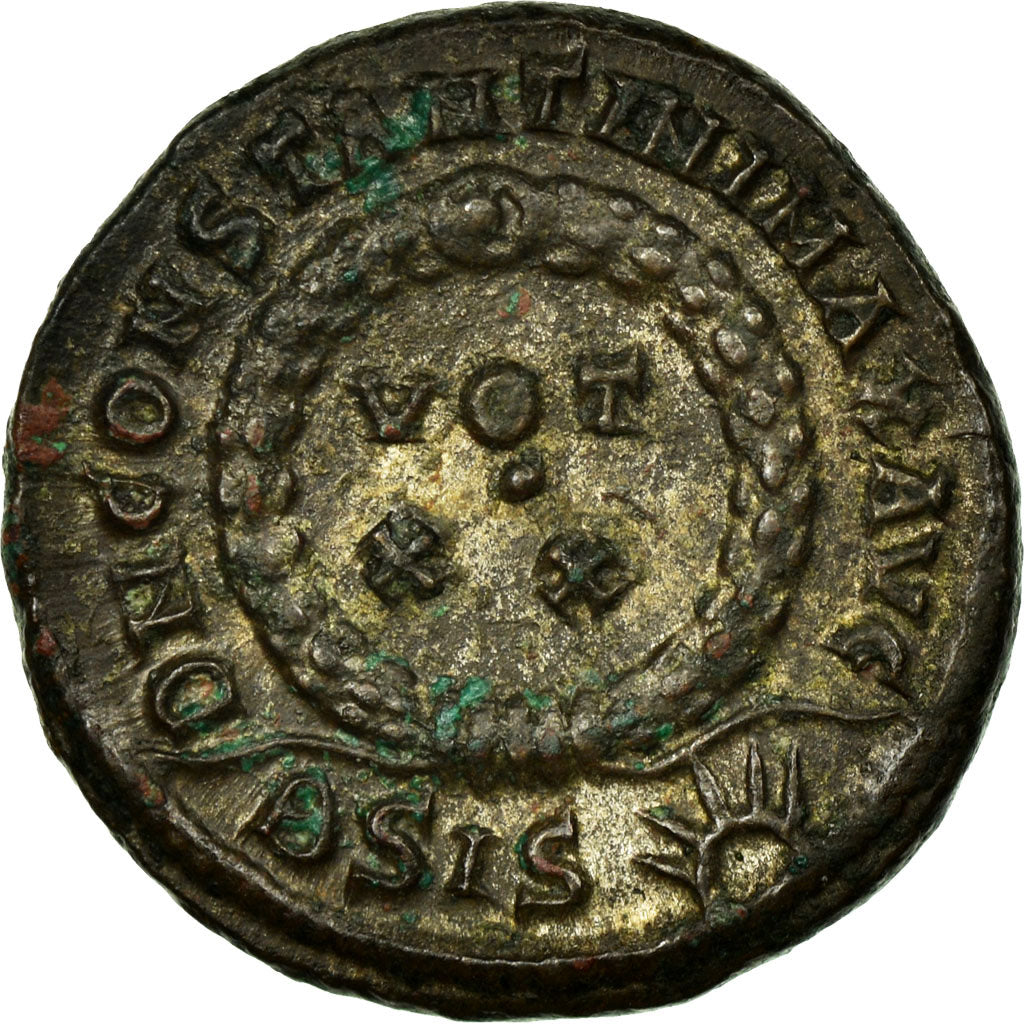 Constantine I, Nummus, Siscia, Copper, AU(55-58), Cohen:123