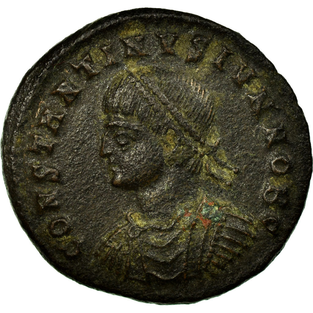 Constantine II, Nummus, Cyzicus, Copper, AU(50-53), Cohen:165