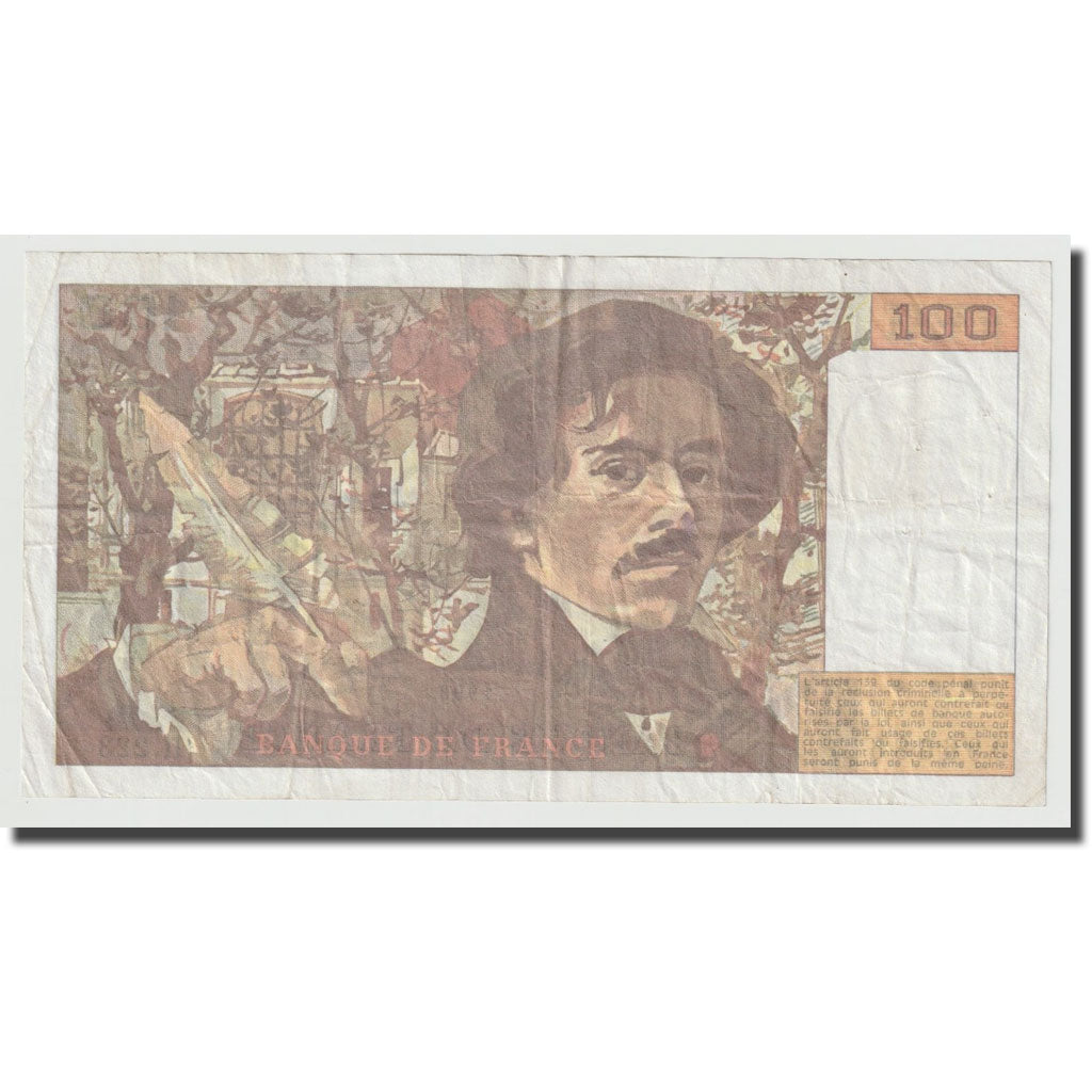 Frankreich, 100 Francs, Delacroix, 1993, SS, Fayette:69bis.7, KM:154g