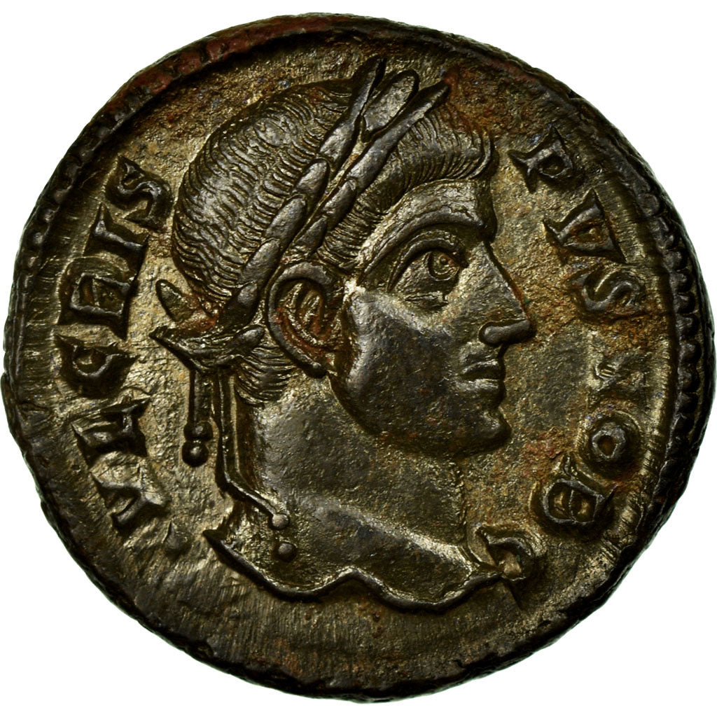 Crispus, Nummus, Siscia, Copper, AU(55-58), Cohen:44