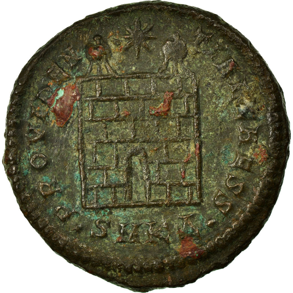 Constantius II, Nummus, Cyzicus, Copper, AU(50-53), Cohen:167