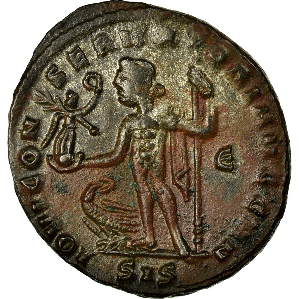 Licinius I, Nummus, Siscia, Copper, AU(50-53), Cohen:66