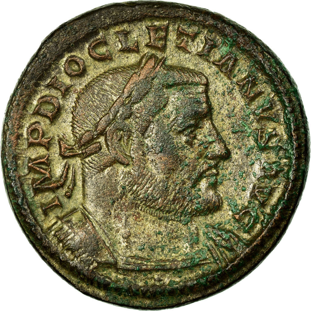 Diocletian, Follis, Trier, Rame, BB+, Cohen:87