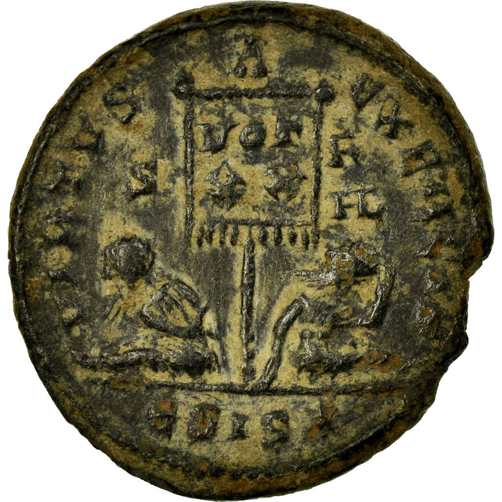Constantine I, Nummus, Siscia, Copper, AU(50-53), Cohen:690