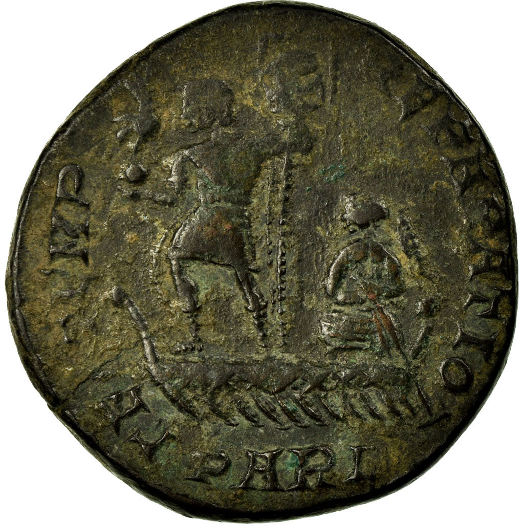 Constantius II, Nummus, Arles, Copper, AU(50-53), Cohen:31