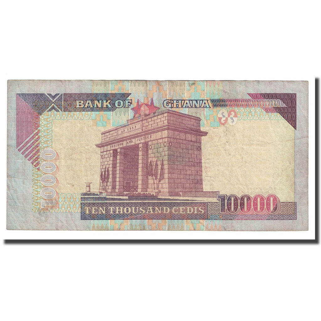 Billet, Ghana, 10,000 Cedis, 2003, 2003-08-04, KM:35b, TTB