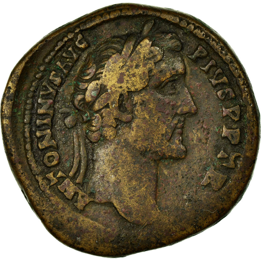 Antoninus Pius, Sestertius, Rome, Copper, VF(30-35), Cohen:318