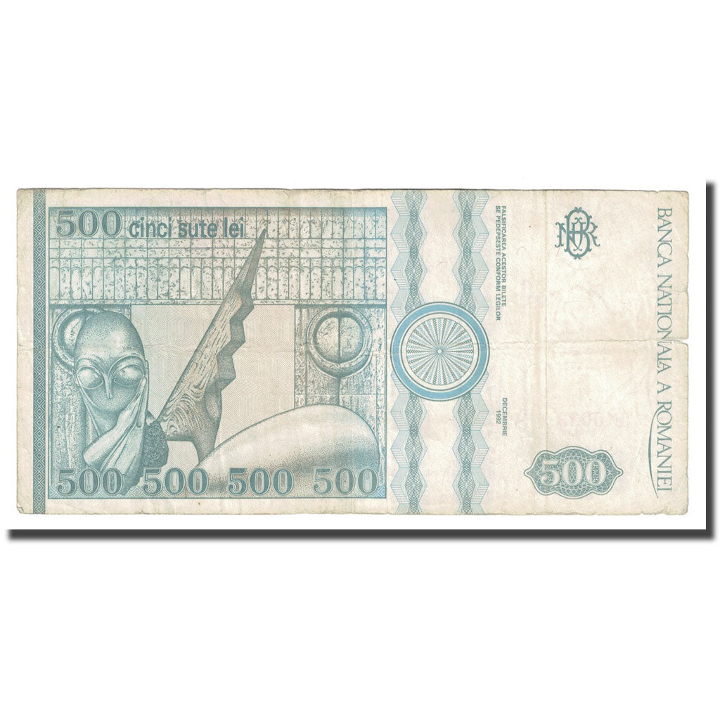 Billete, 500 Lei, 1992, Rumanía, 1992-12, KM:101a, MBC