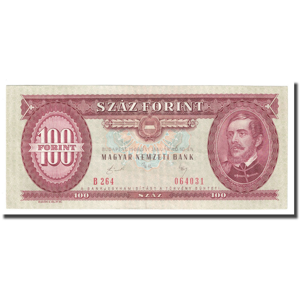Banknote, Hungary, 100 Forint, 1989, KM:171h, UNC(63)