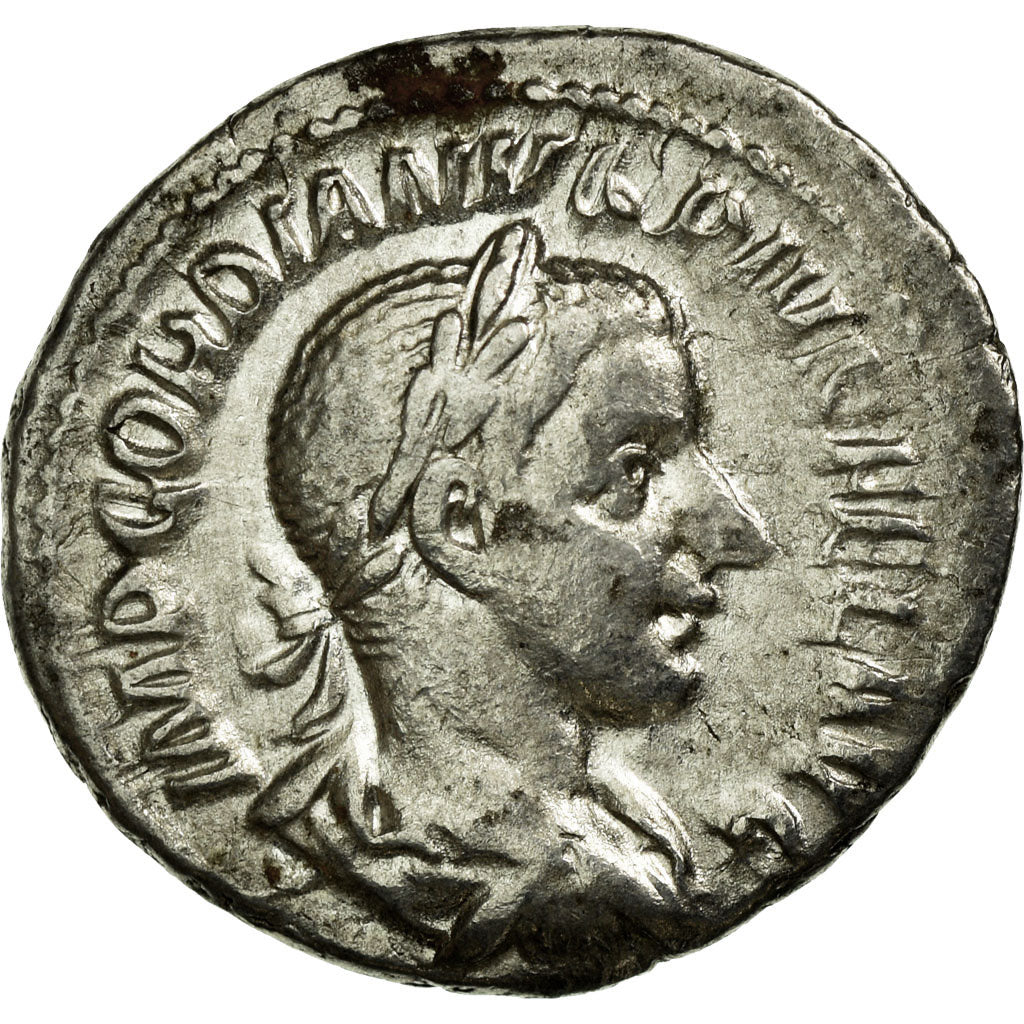 Gordian III, Denarius, Rome, Silver, AU(55-58), Cohen:325