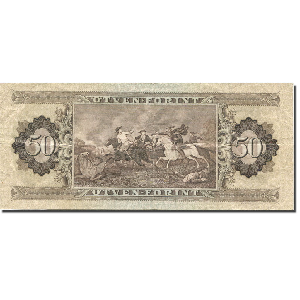 Banconote, Ungheria, 50 Forint, 1980, 1980-09-30, KM:170d, SPL-