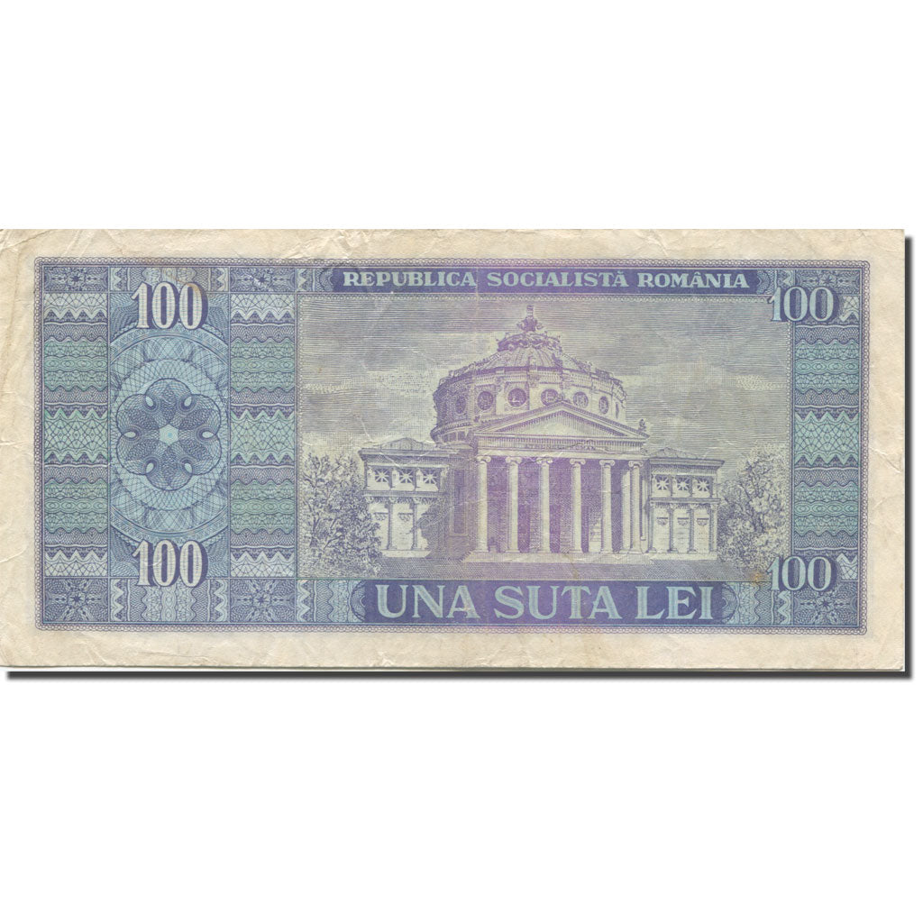Banknote, Romania, 100 Lei, 1966, KM:97a, EF(40-45)