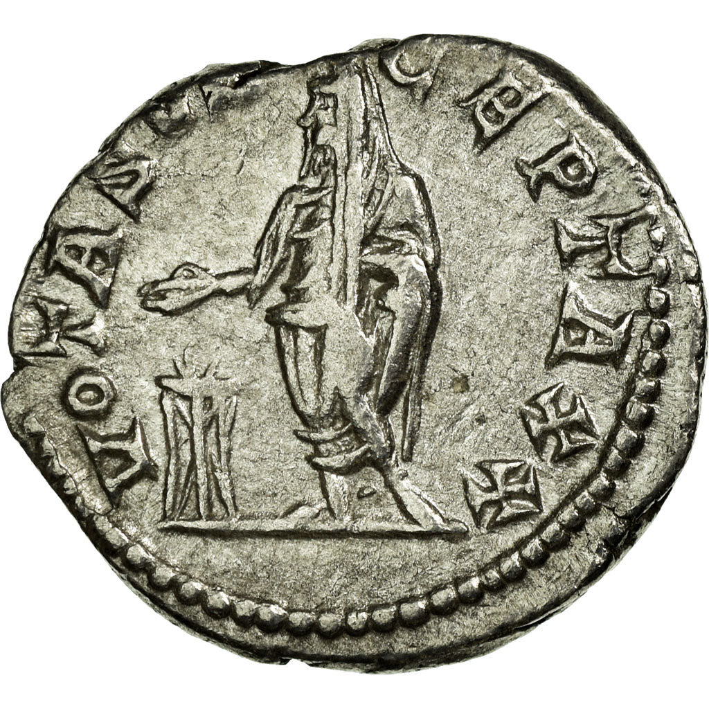 Septimius Severus, Denarius, Argento, BB+, Cohen:791