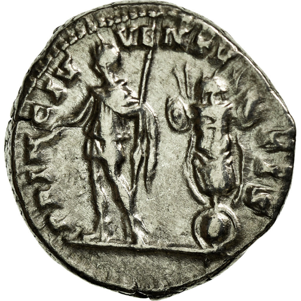 Geta, Denarius, Srebro, EF(40-45), Cohen:157.