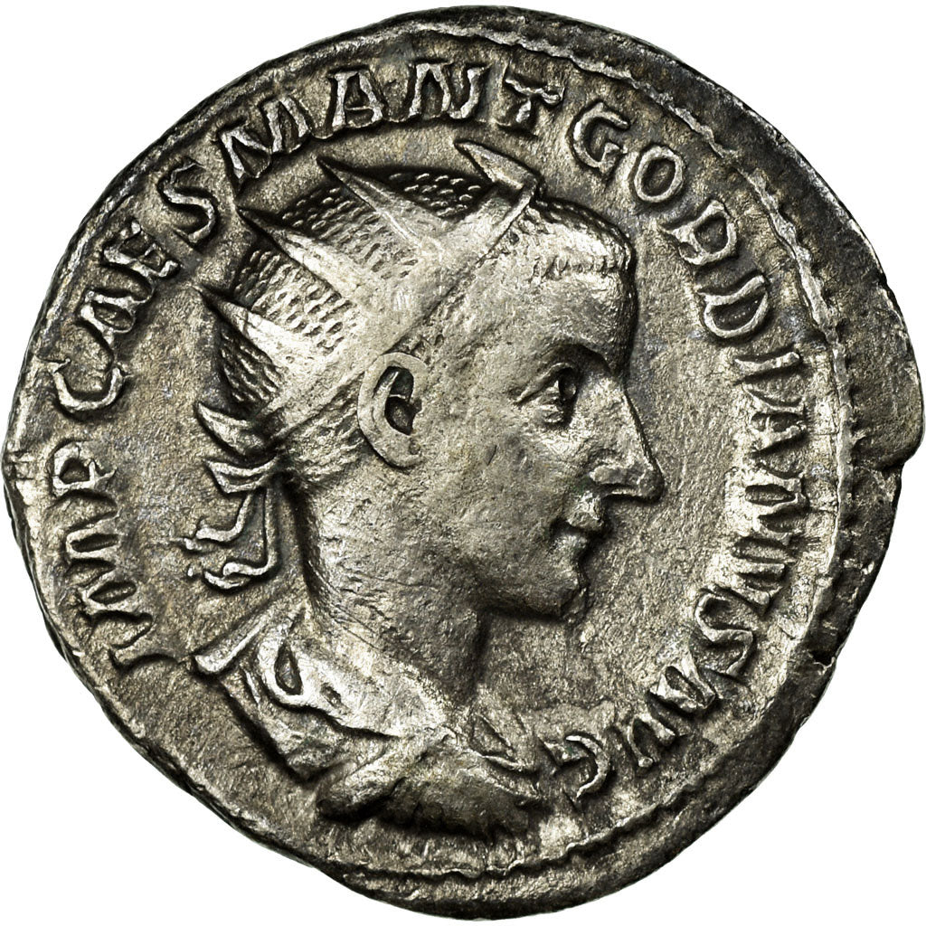 Gordian III, Antoninianus, Billon, AU(55-58), Cohen:132