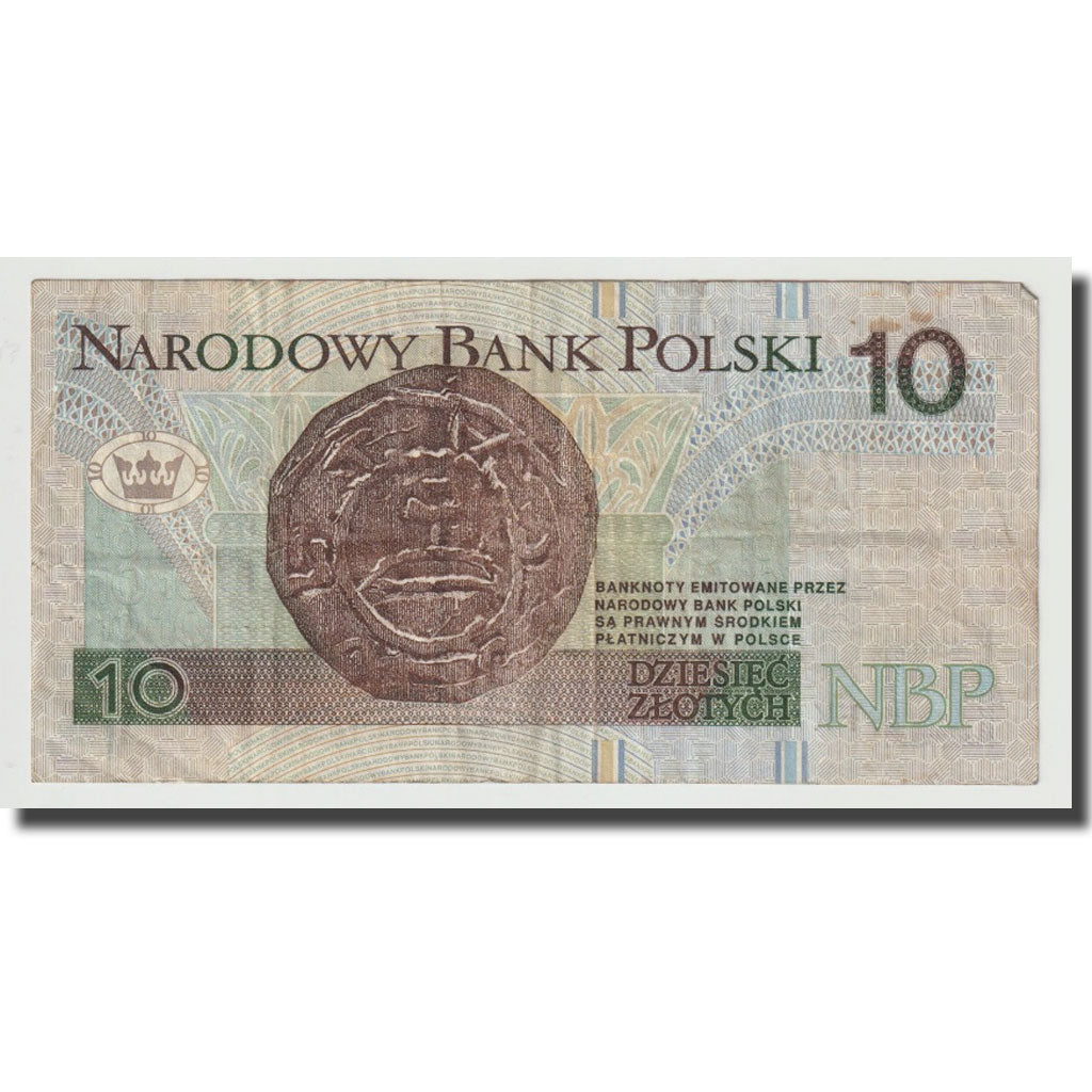 Geldschein, Polen, 10 Zlotych, 1994, 1994-03-25, KM:173a, SS