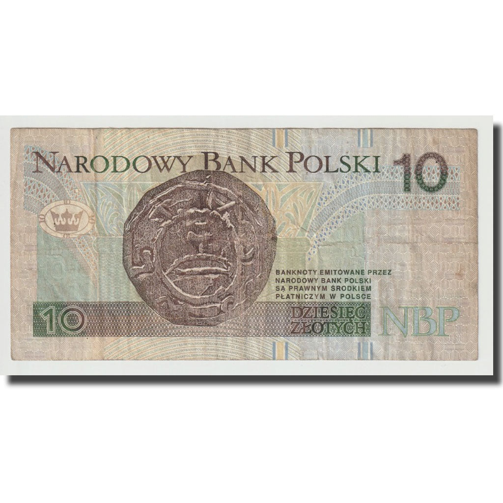 Nota, Polónia, 10 Zlotych, 1994, 1994-03-25, KM:173a, EF(40-45)
