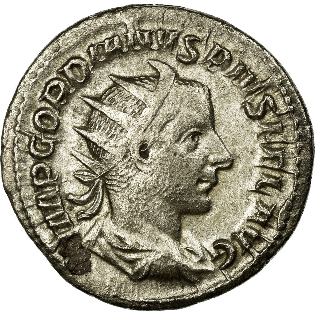 Gordian III, Antoninianus, Billon, AU(55-58), Cohen:299