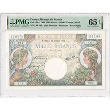 Francia, 1000 Francs, Commerce et Industrie, 1940-10-24, J.11, FDS