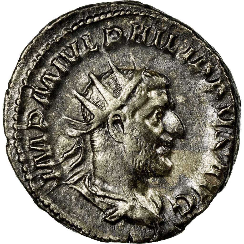 Philip I, Antoninianus, Billon, AU(55-58), Cohen:9