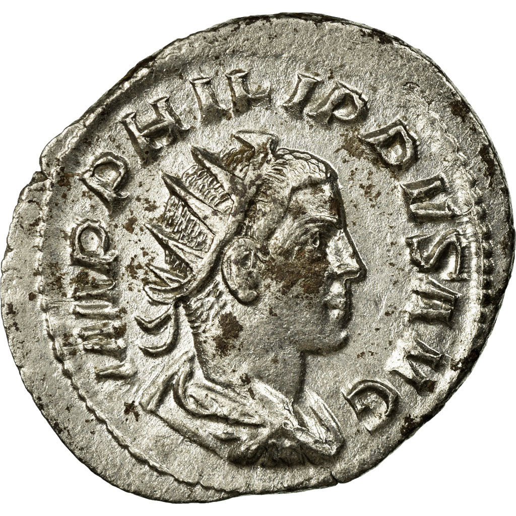 Philip II, Antoninianus, Billon, AU(50-53), Cohen:17