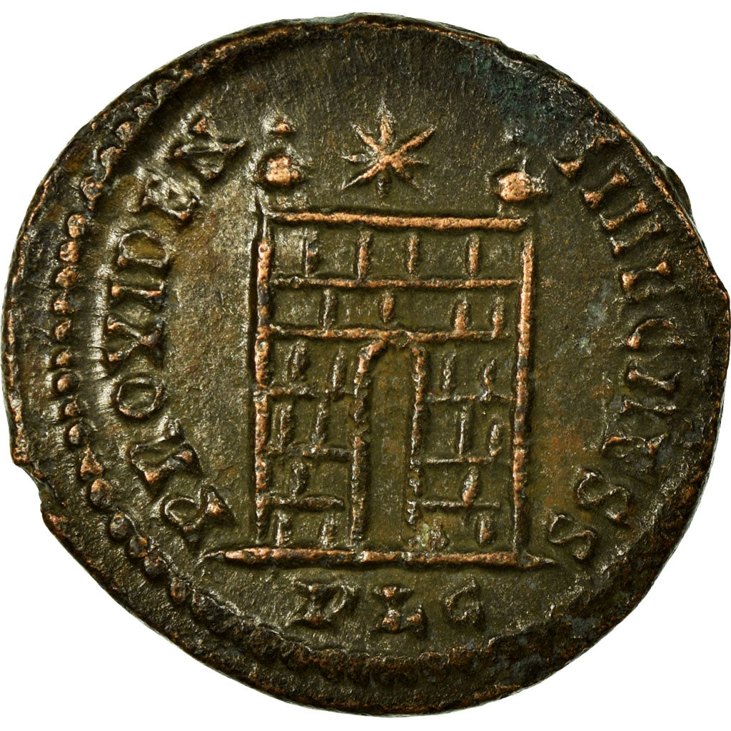 Constantine II, Nummus, Lugdunum, Copper, AU(50-53), Cohen:164