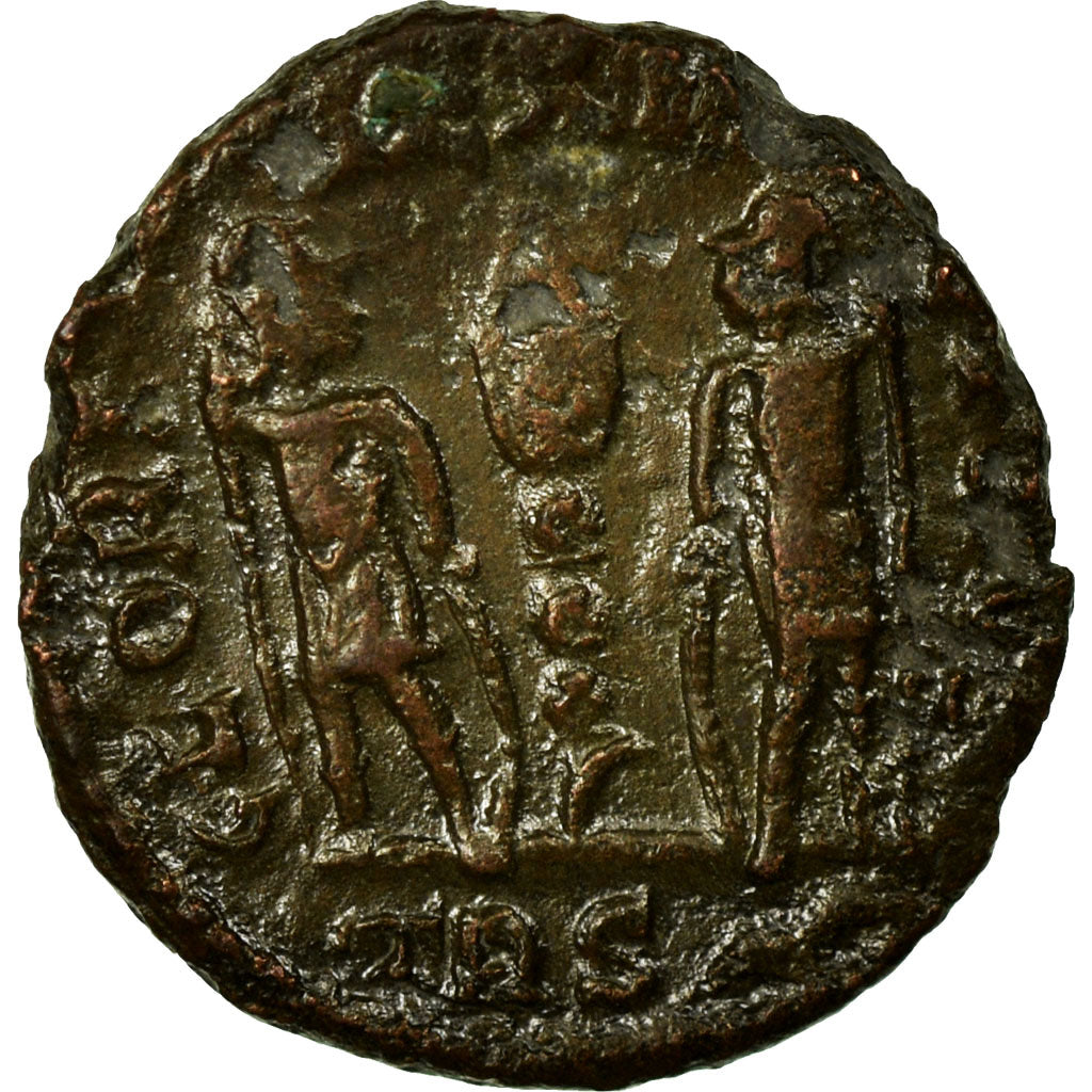Constantine II, Nummus, Trier, Copper, AU(50-53), Cohen:114