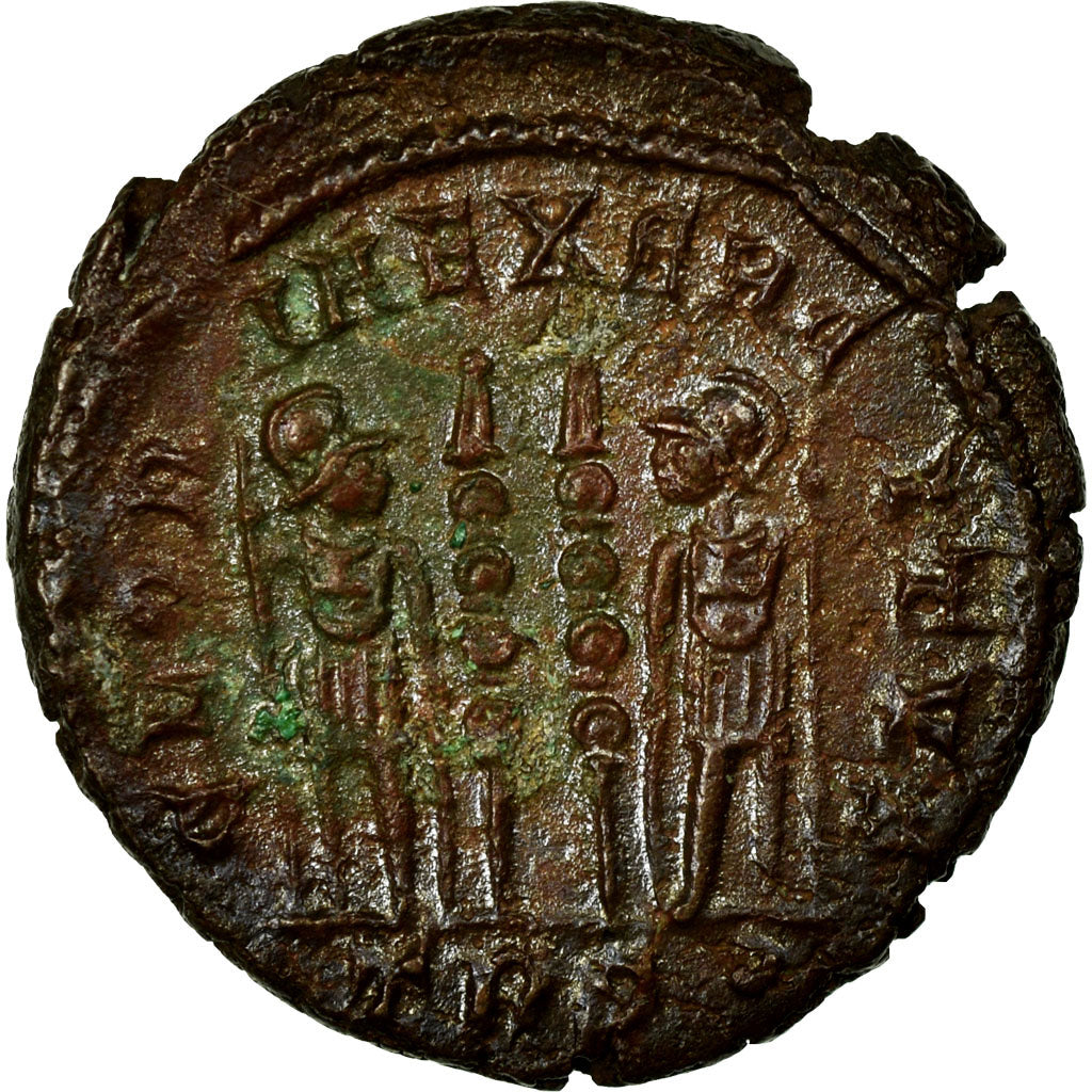 Constantine II, Nummus, Trier, Copper, AU(55-58), Cohen:122