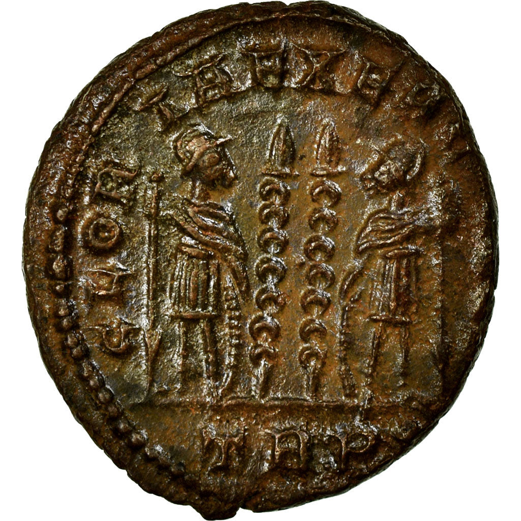 Constantine II, Nummus, Trier, Copper, AU(50-53), Cohen:122