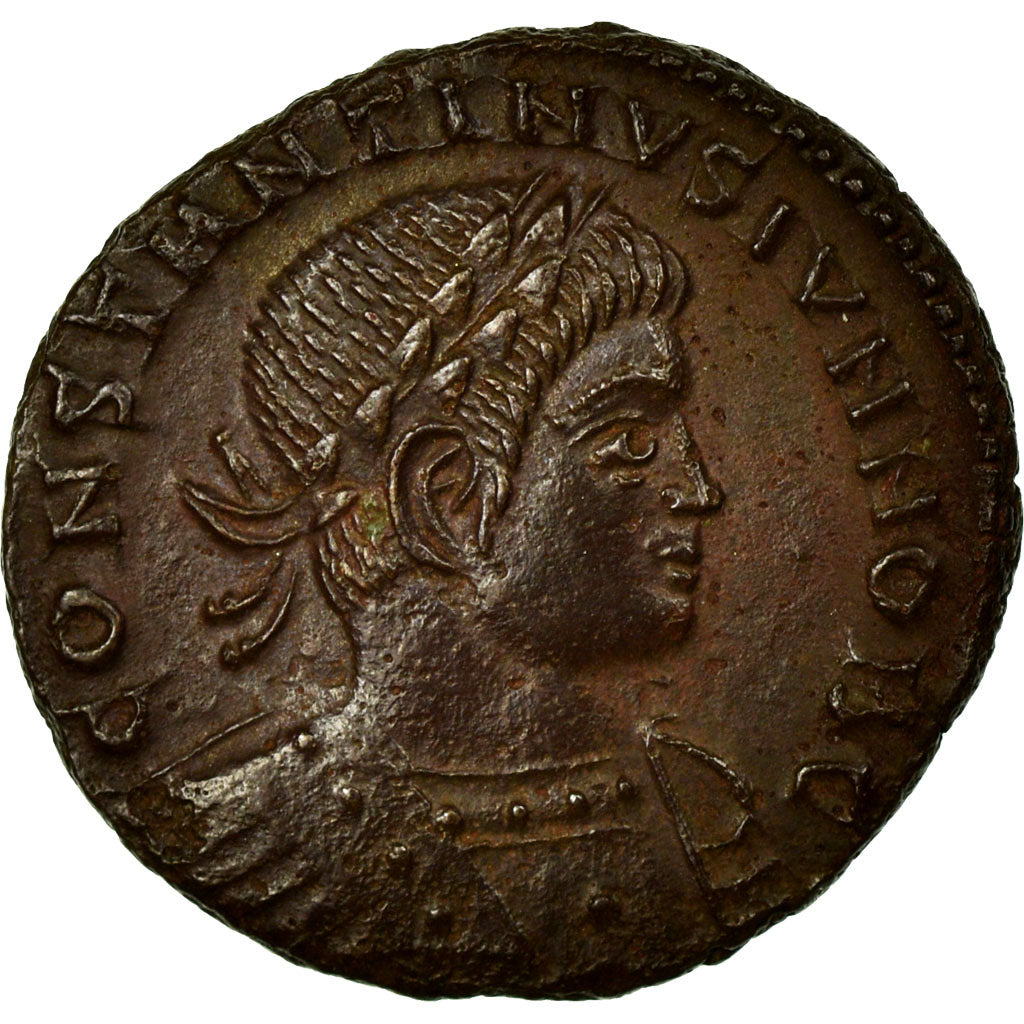Constantine II, Nummus, Siscia, Copper, AU(55-58), Cohen:122