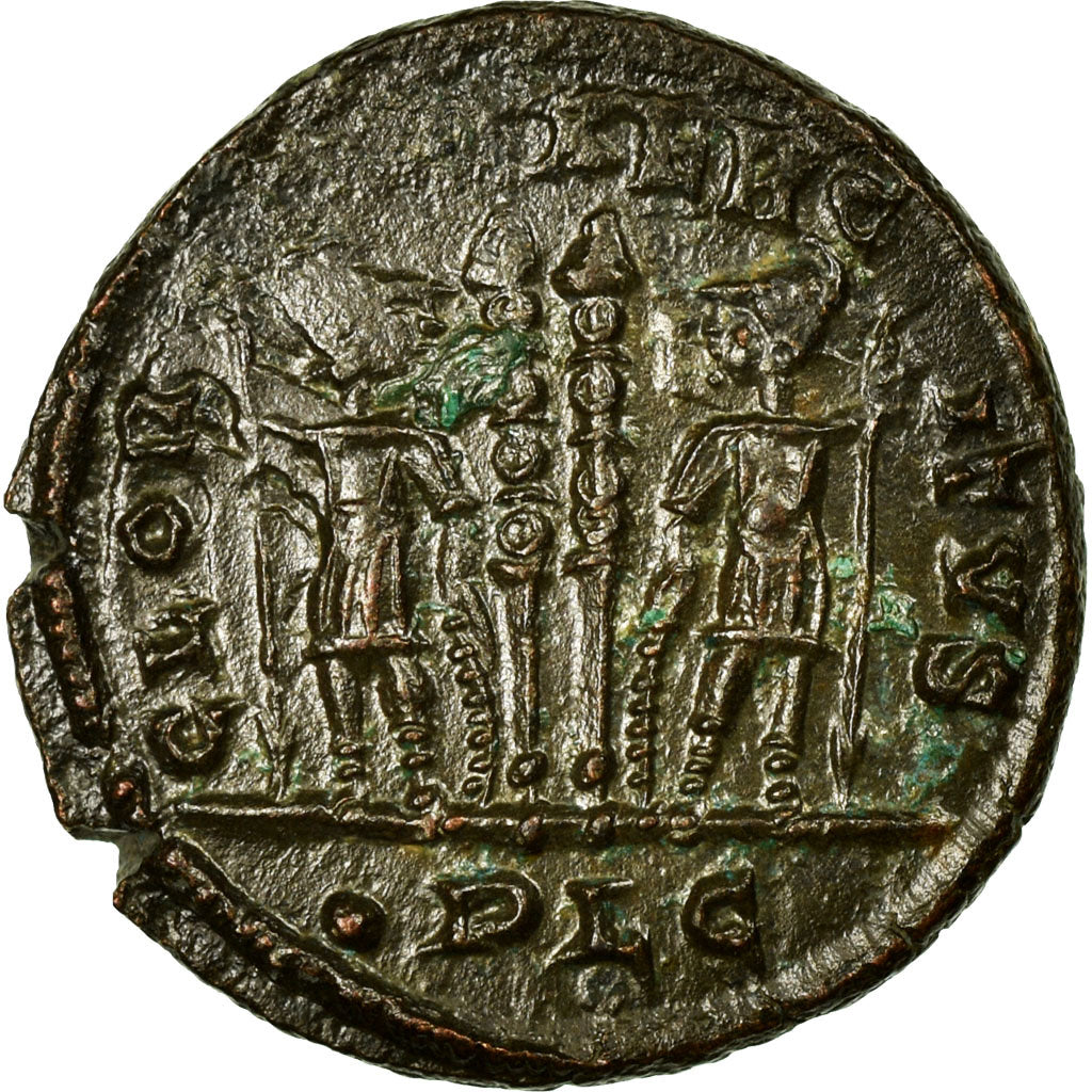 Constantine II, Nummus, Lugdunum, Copper, AU(50-53), Cohen:122